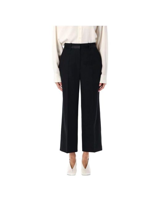 Anine Bing Black Schwarze woll-louisa-tuxedo-hose