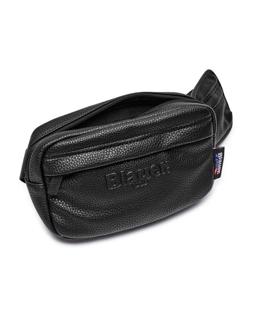 Blauer Black Cross Body Bags for men