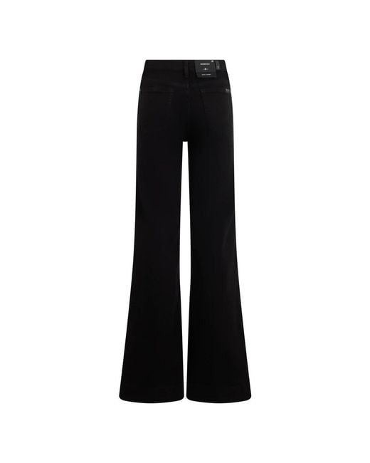 7 For All Mankind Black Flare Jeans