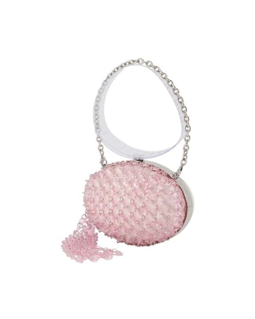 Clutches di Self-Portrait in Pink