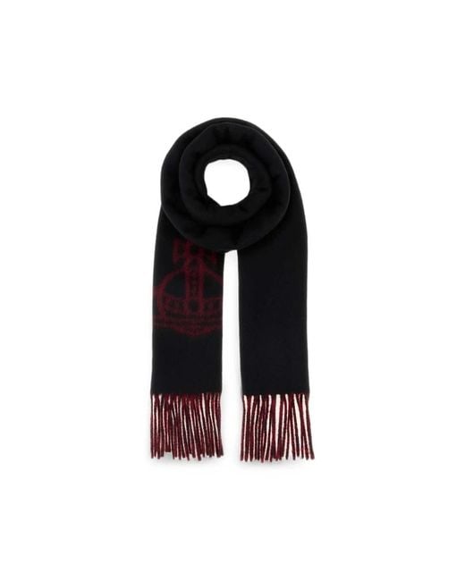 Vivienne Westwood Black Winter Scarves