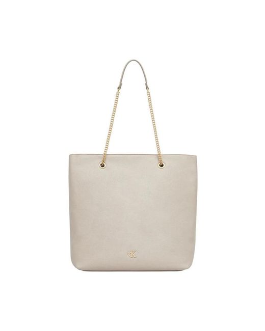 Calvin Klein Gray Shopping Bags