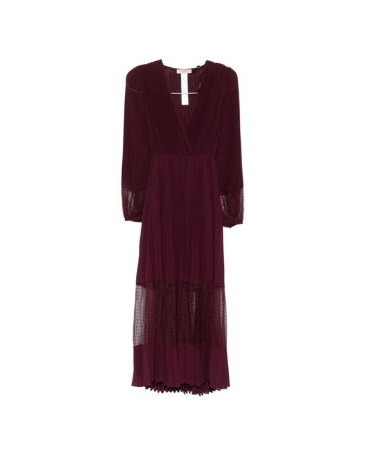 Twinset Purple Midi Dresses