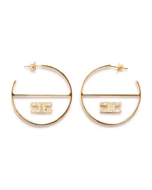 Elisabetta Franchi Metallic Earrings
