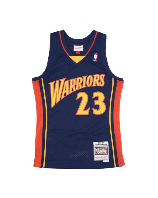 Mitchell & Ness Fitness ,Veelkleurig ,Polyester Nba Basketball Tank Top Hardwood Classics in het Blue voor heren