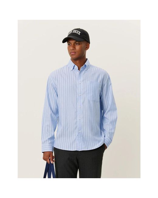 Casual Shirts di Les Deux in Blue da Uomo