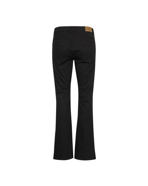 Cream Black Bootcut Jeans