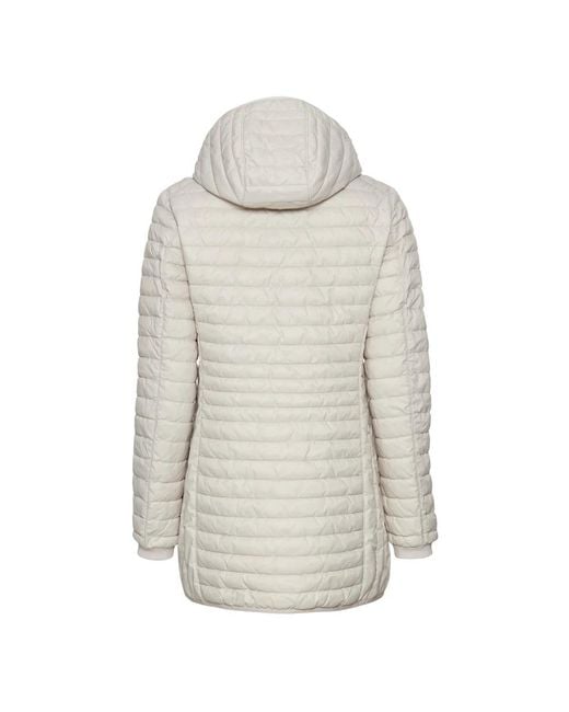 Camel Active Jassen ,Wit ,Gerecyclede Polyamide Pufferjas in het Gray