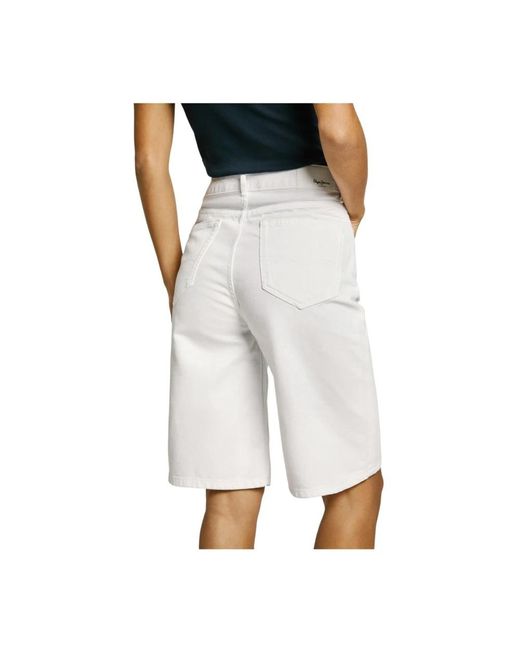 Pepe Jeans White Bermudas