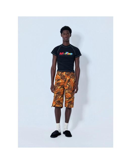 Martine Rose Orange Bermudas for men