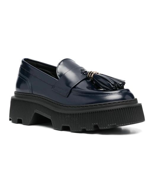 Santoni Blue Loafers