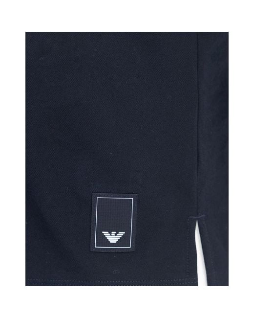 Polo Shirts di Emporio Armani in Blue da Uomo