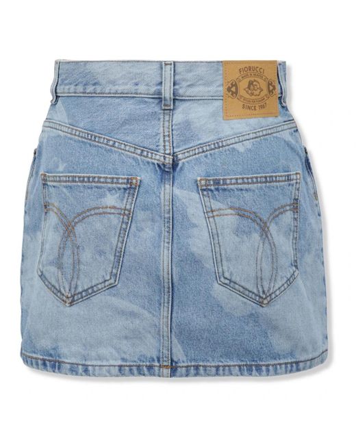 Fiorucci Blue Denim Skirts