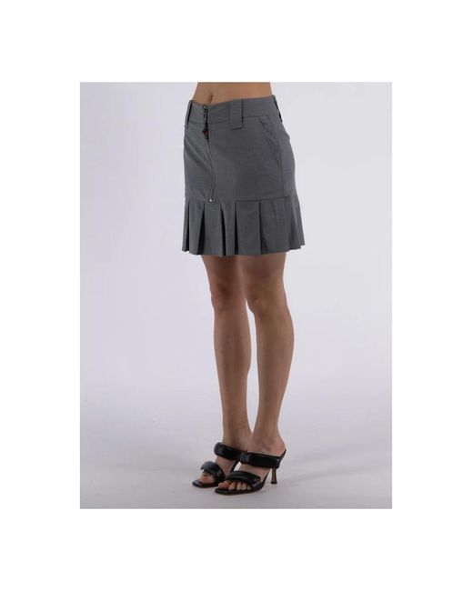 Ganni Black Short Skirts