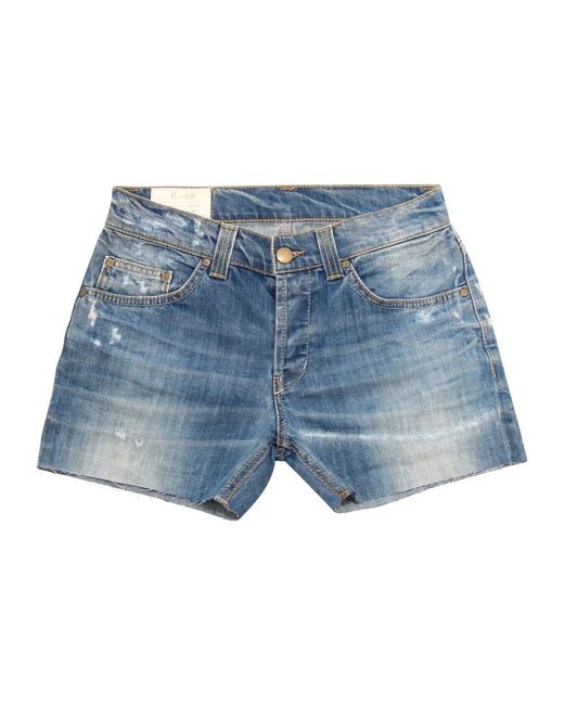 Dondup Blue Denim Shorts