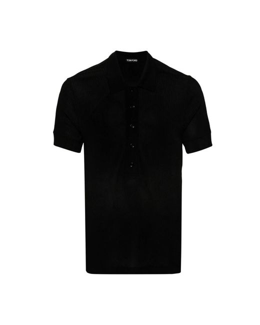 Tom Ford Black Polo Shirts for men