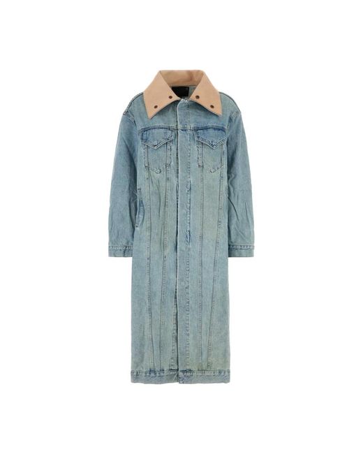 R13 Jassen ,Blauw ,Denim Denim Jacket in het Blue