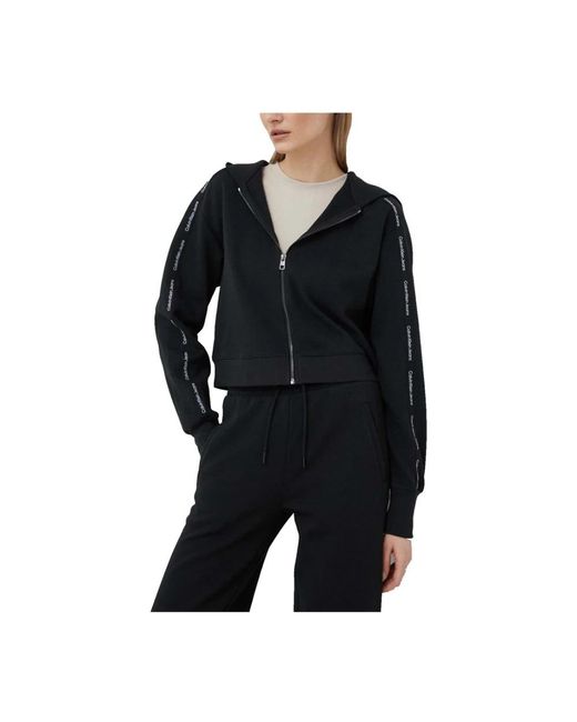 Zip-Throughs Calvin Klein en coloris Black