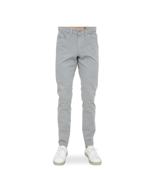 Jeckerson Gray Slim-Fit Jeans for men