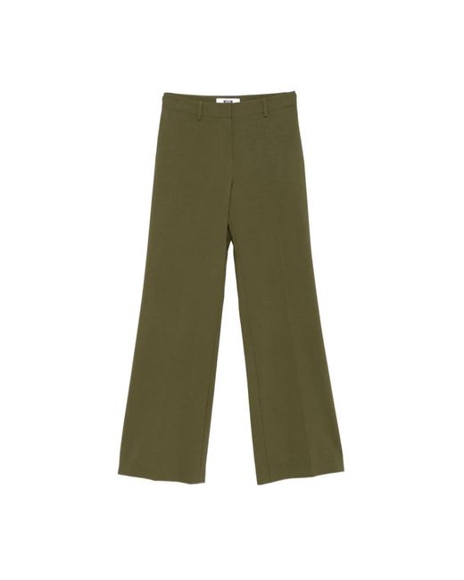 MSGM Groene Stijlvolle Broek in het Green
