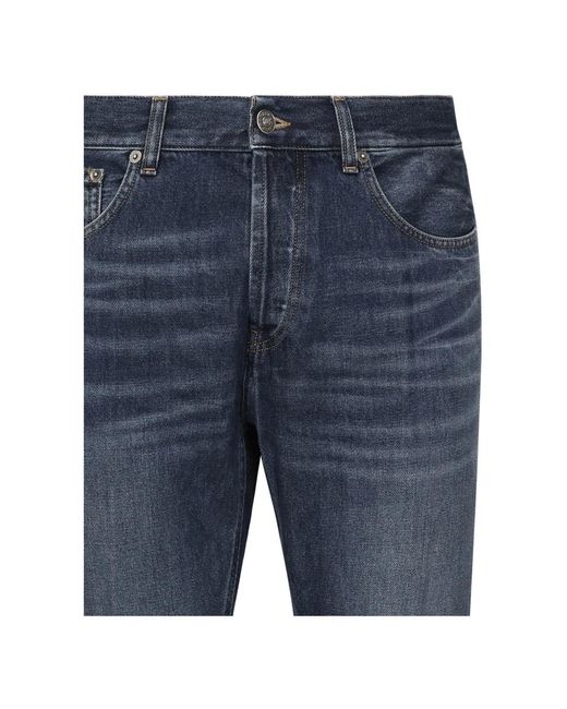 Dondup Dunkelblaue Slim Fit Jeans in Blue für Herren