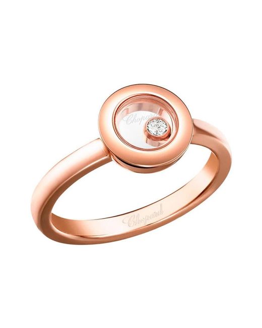 Chopard Accessoires ,Roze ,Icons Round Ring in het Pink