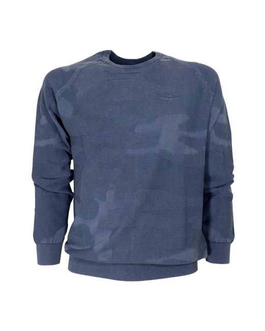 Aeronautica Militare Blue Sweatshirts for men