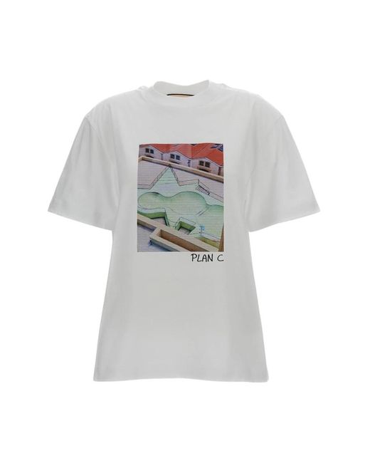 T-Shirts Plan C de color Gray
