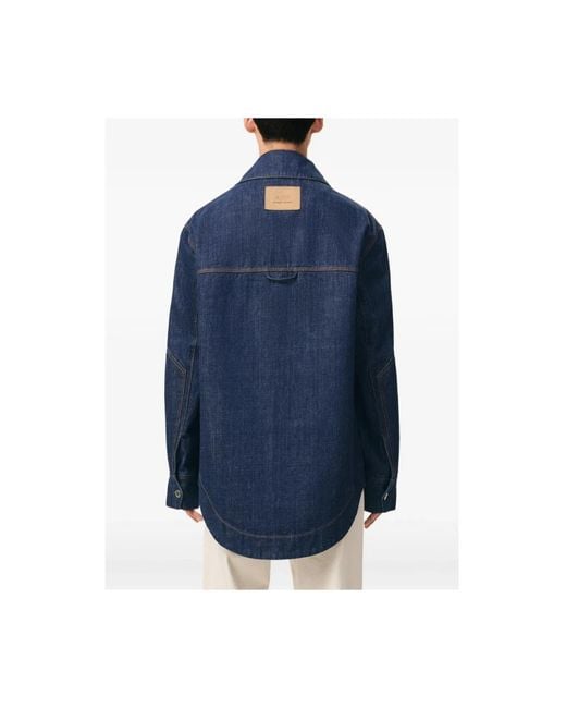 AMI Blue Denim Jackets for men