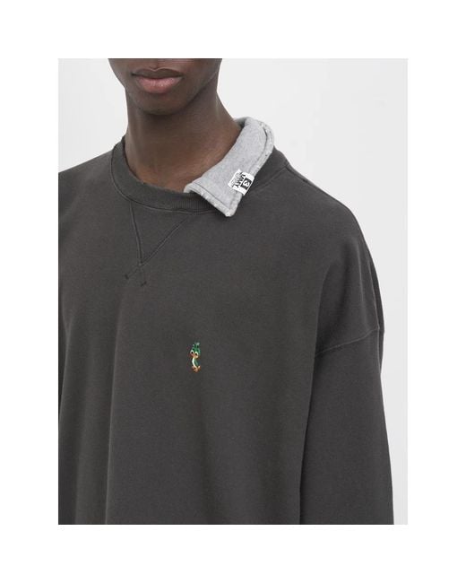 Maison Mihara Yasuhiro Black Sweatshirts for men