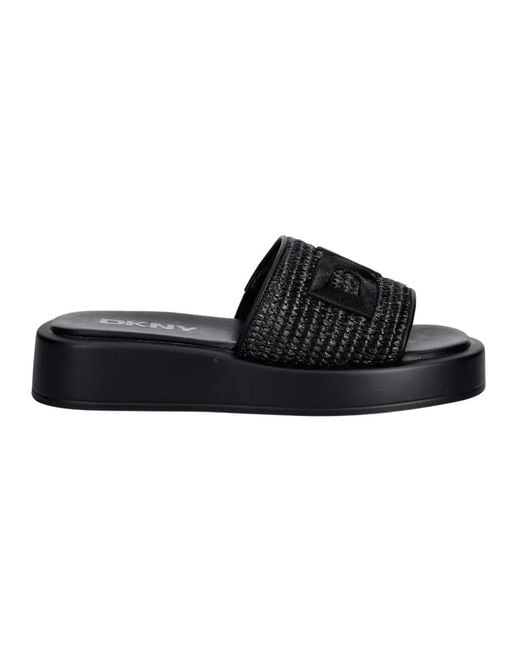 Sliders DKNY en coloris Black