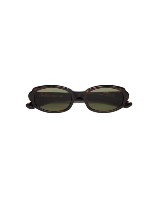 Retrosuperfuture Green Sunglasses