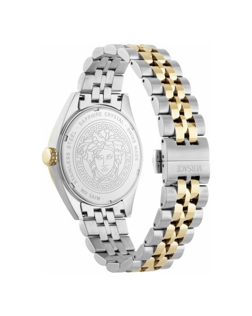 Watches di Versace in Metallic da Uomo