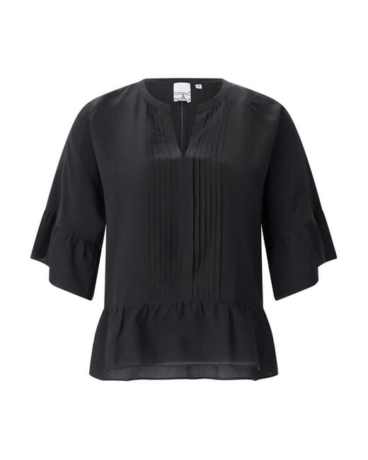 Emily Van Den Bergh Black Blouses