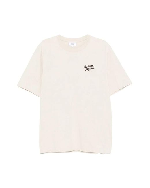 Maison Kitsuné White T-Shirts for men