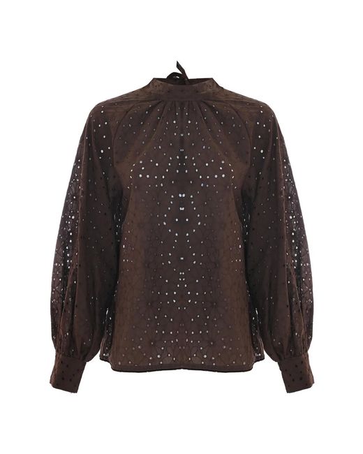Kocca Overhemden ,Bruin ,Polyester Blouse in het Brown