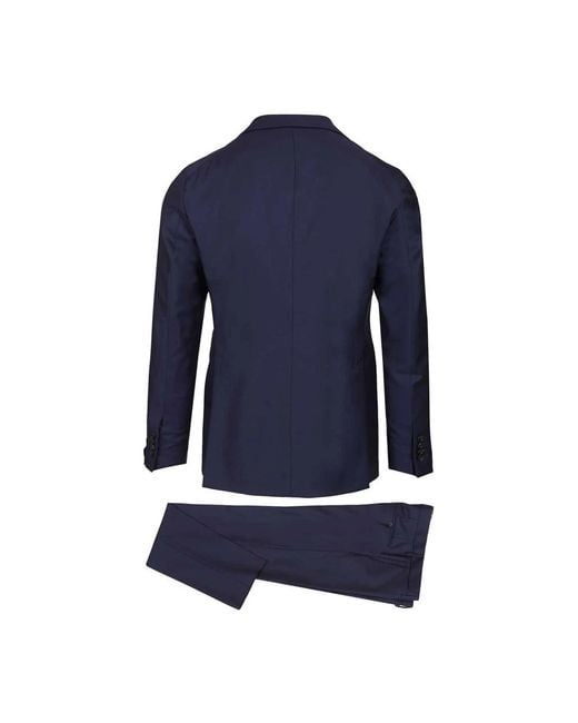 Tagliatore Blue Single Breasted Suits for men