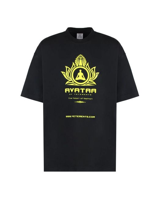 T-Shirts di Vetements in Black da Uomo