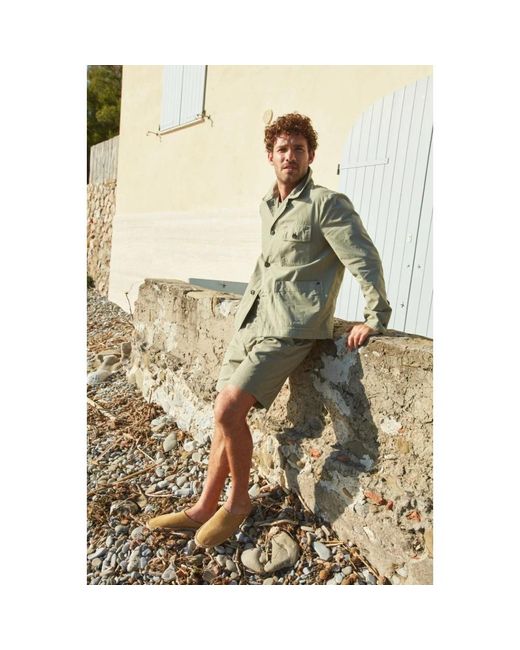 Mason's Blue Casual Shorts for men