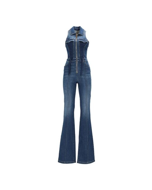 Elisabetta Franchi Blue Jumpsuits