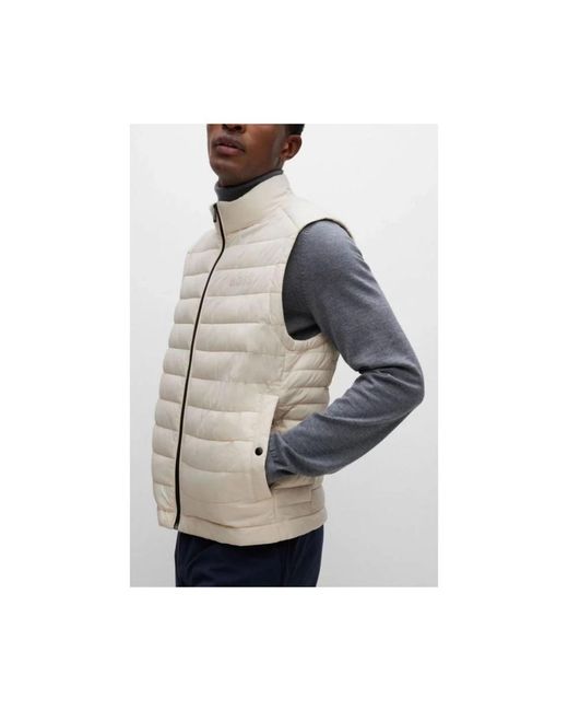 HUGO Gray Vests for men