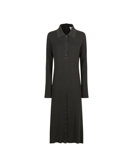 Courreges Black Midi Dresses