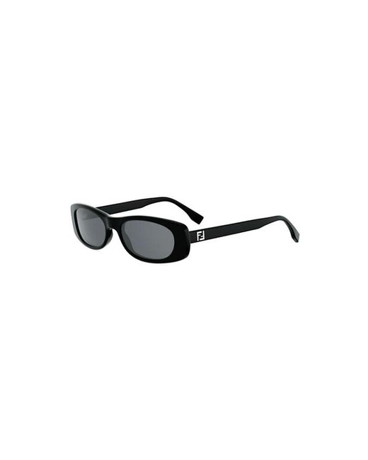 Fendi Ff Squared Zonnebril in het Black