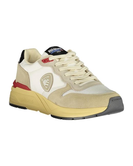 Blauer White Sneakers for men