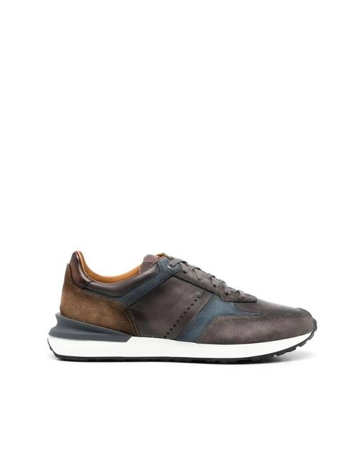 Magnanni Shoes Gray Sneakers for men
