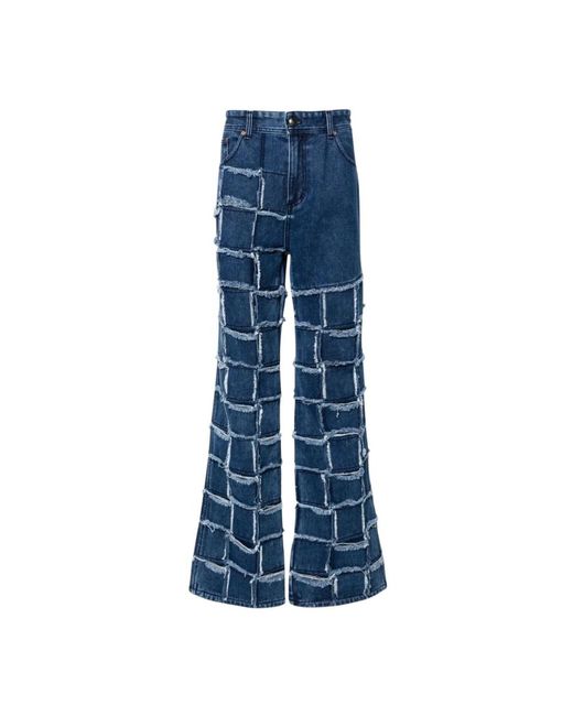 ANDERSSON BELL Patchwork wide leg jeans in Blue für Herren