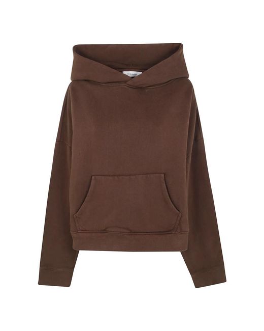 Entire studios Hoodies & Sweatvesten ,Bruin ,Stijlvolle Heavy Hood in het Brown