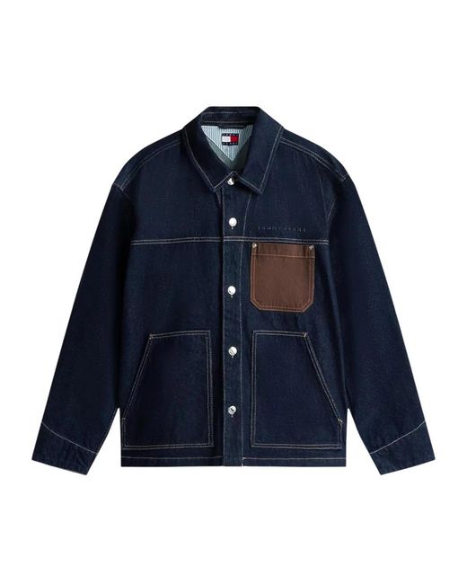 Tommy Hilfiger Blue Denim Jackets for men