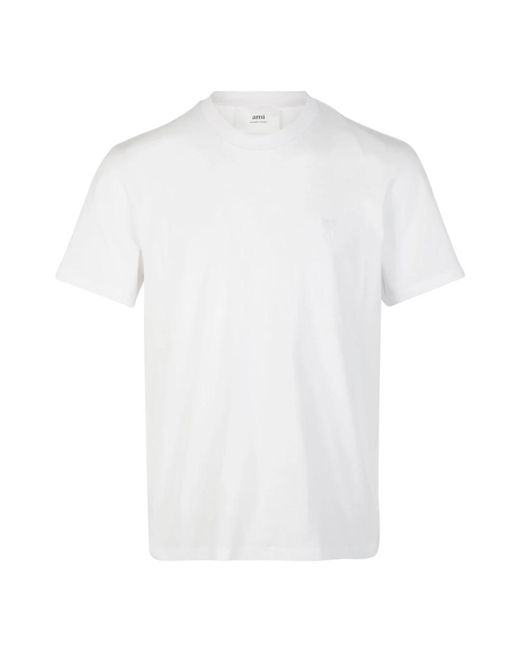 Tops > t-shirts AMI pour homme en coloris White