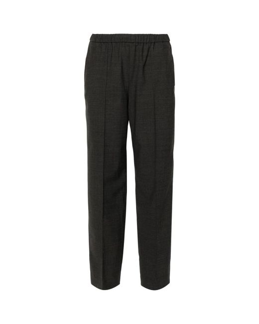 Fabiana Filippi Black Straight Trousers